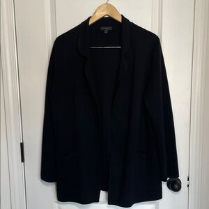J. Crew Women's Sophie Open Front Sweater Blazer Black M